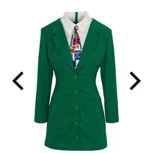 Fashion Brand Company suit & tie power dress XL